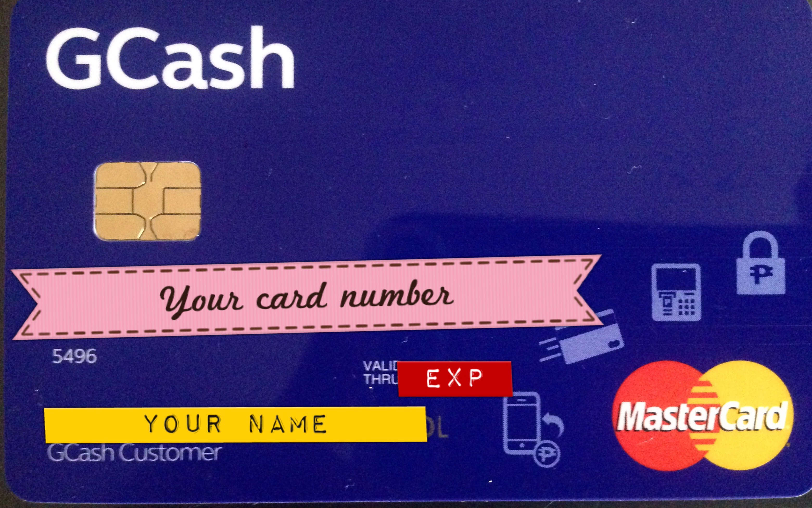 New Globe GCash Card 2017 Front