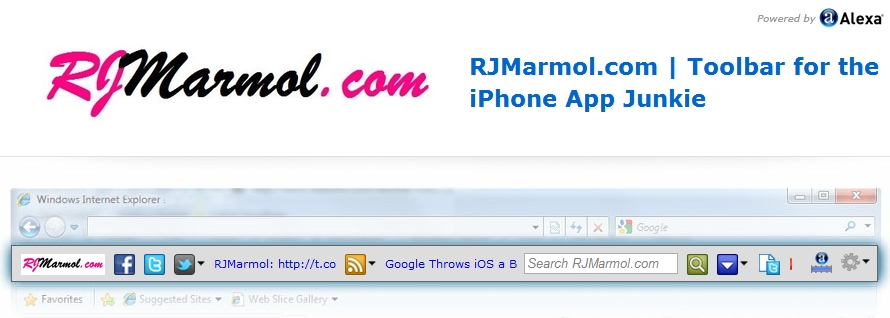 Download and Install RJMarmol.com | The Toolbar for the iPhone App&nbsp;Junkie