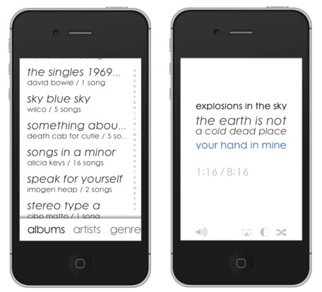 in:play is a minimalist music player with wonderfully easy gesture controls | TUAW – The Unofficial Apple&nbsp;Weblog