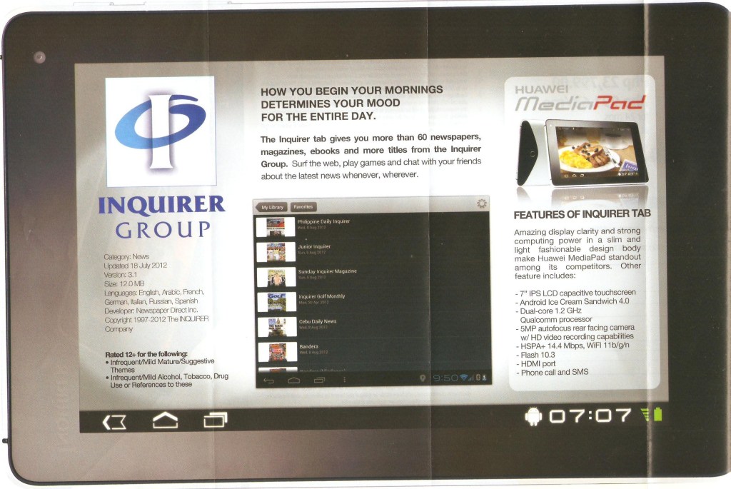 Should You Buy an @inquirerdotnet (Huawei MediaPad) 7″ Tablet?