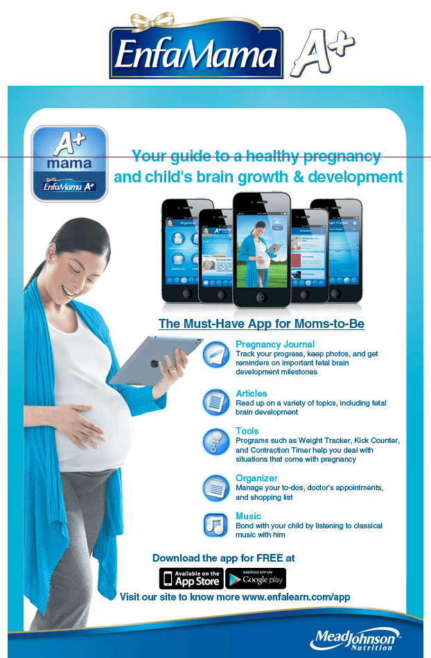 A+ mama by EnfaMama A+ – The new mobile app for expectant&nbsp;moms!