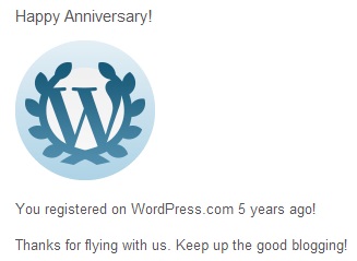 5 Years with WordPress